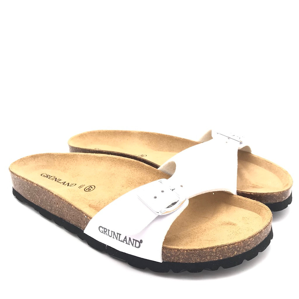 Zulian Calzature Ciabatta Sara fascia bianca Spedizione Gratuita