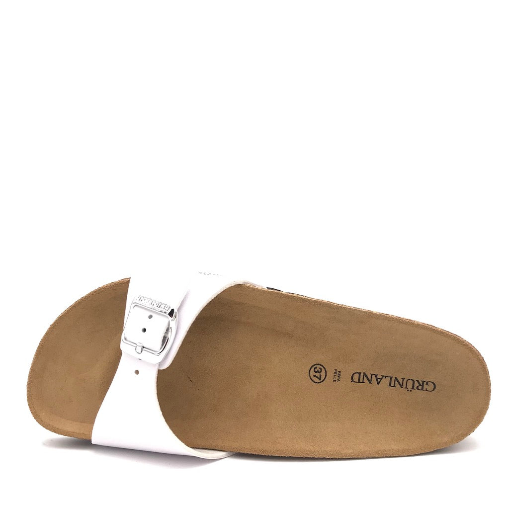 Zulian Calzature Ciabatta Sara fascia bianca Spedizione Gratuita