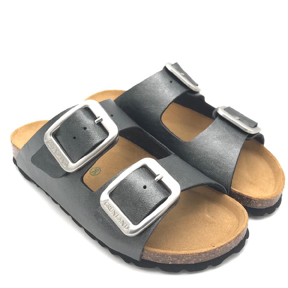 Zulian Calzature Ciabatta Sara doppia fibbia nero Acquista Ora