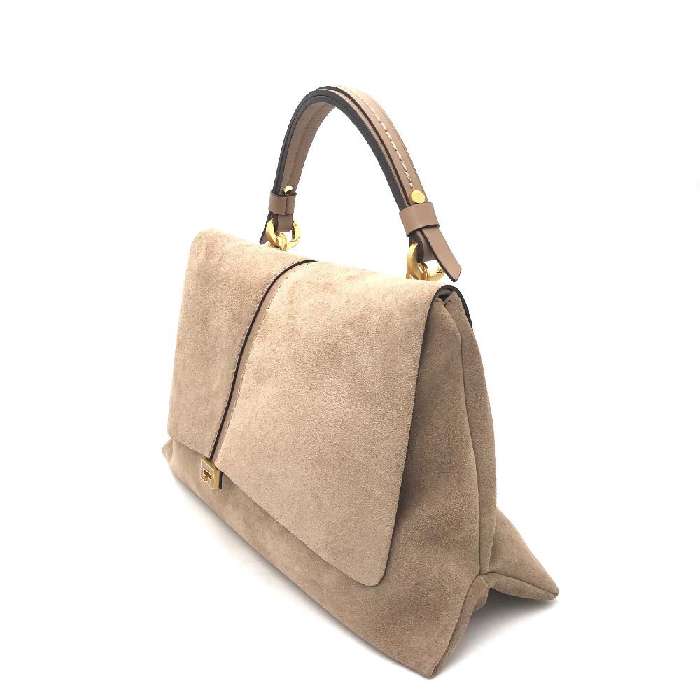Zulian Calzature Borsa Kendall camoscio visone Sottocosto
