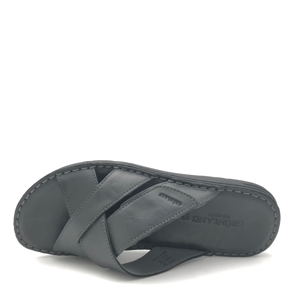 Zulian Calzature Ciabatta Lapo nero Saldi Di Fabbrica