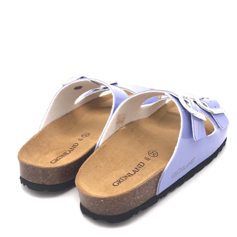 Zulian Calzature Ciabatta Sara doppia fibbia pervinca 2025