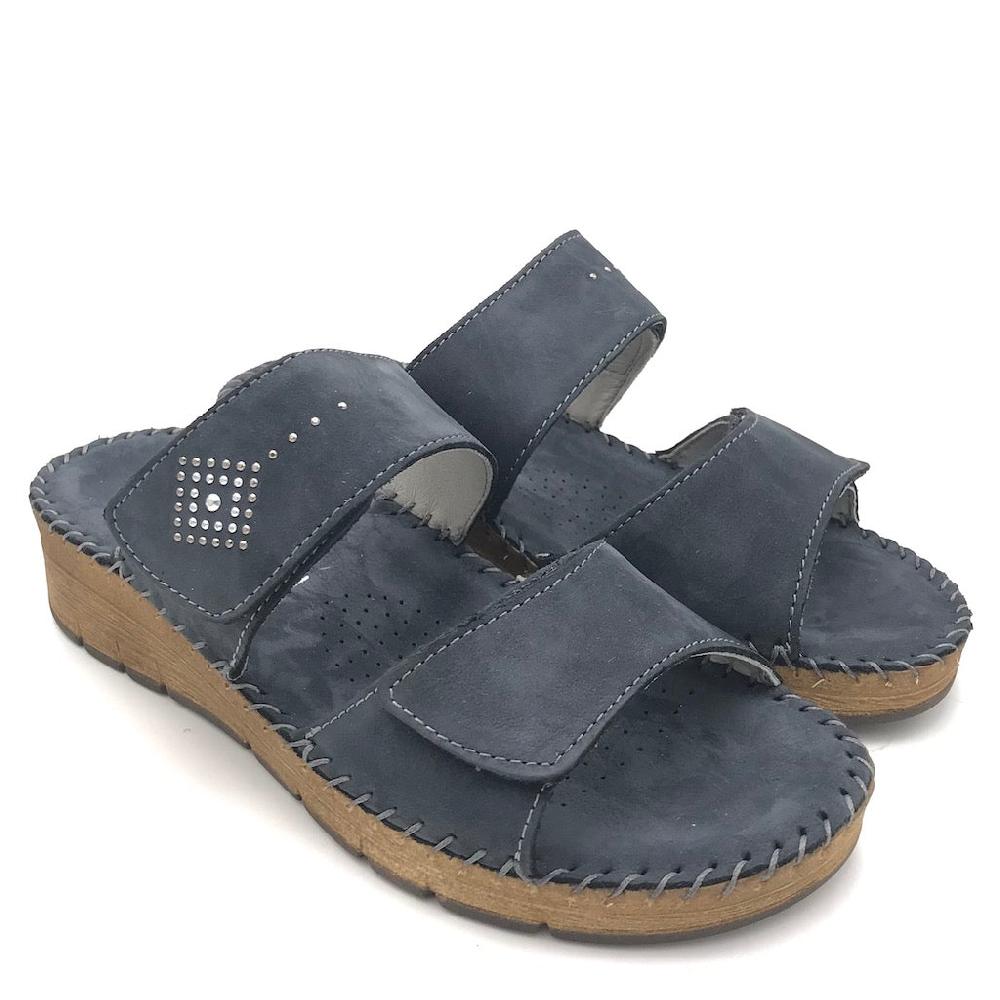 Zulian Calzature Ciabatta Palo blu Nuovo