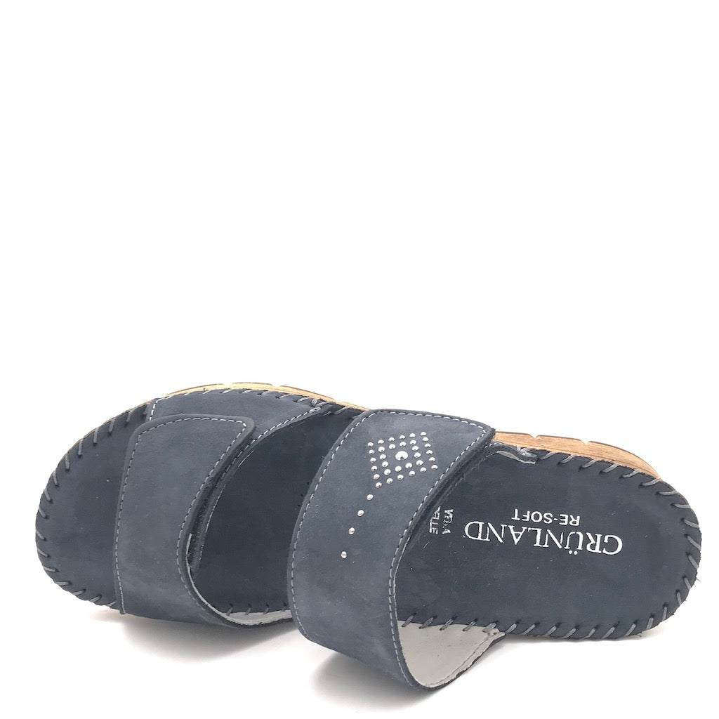 Zulian Calzature Ciabatta Palo blu Nuovo
