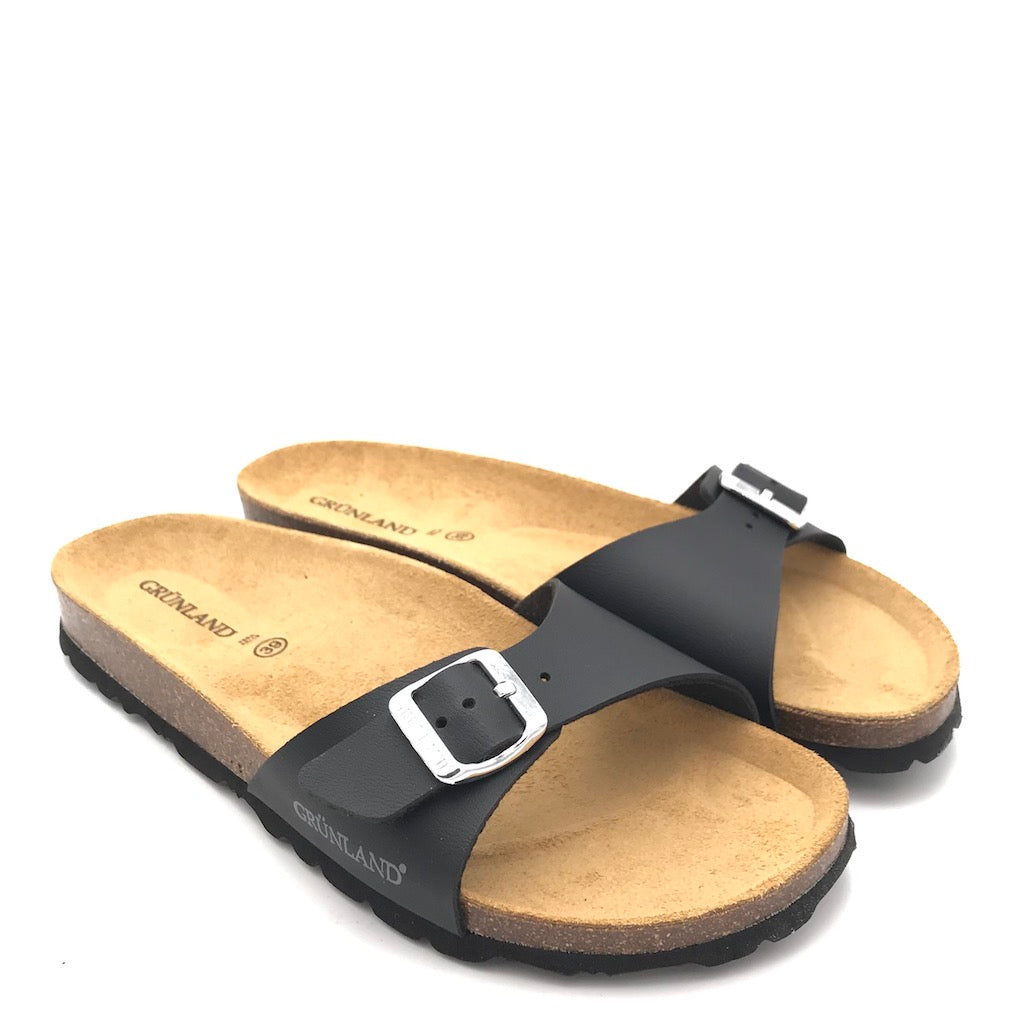 Zulian Calzature Ciabatta Sara fascia nera Pezzi Unici
