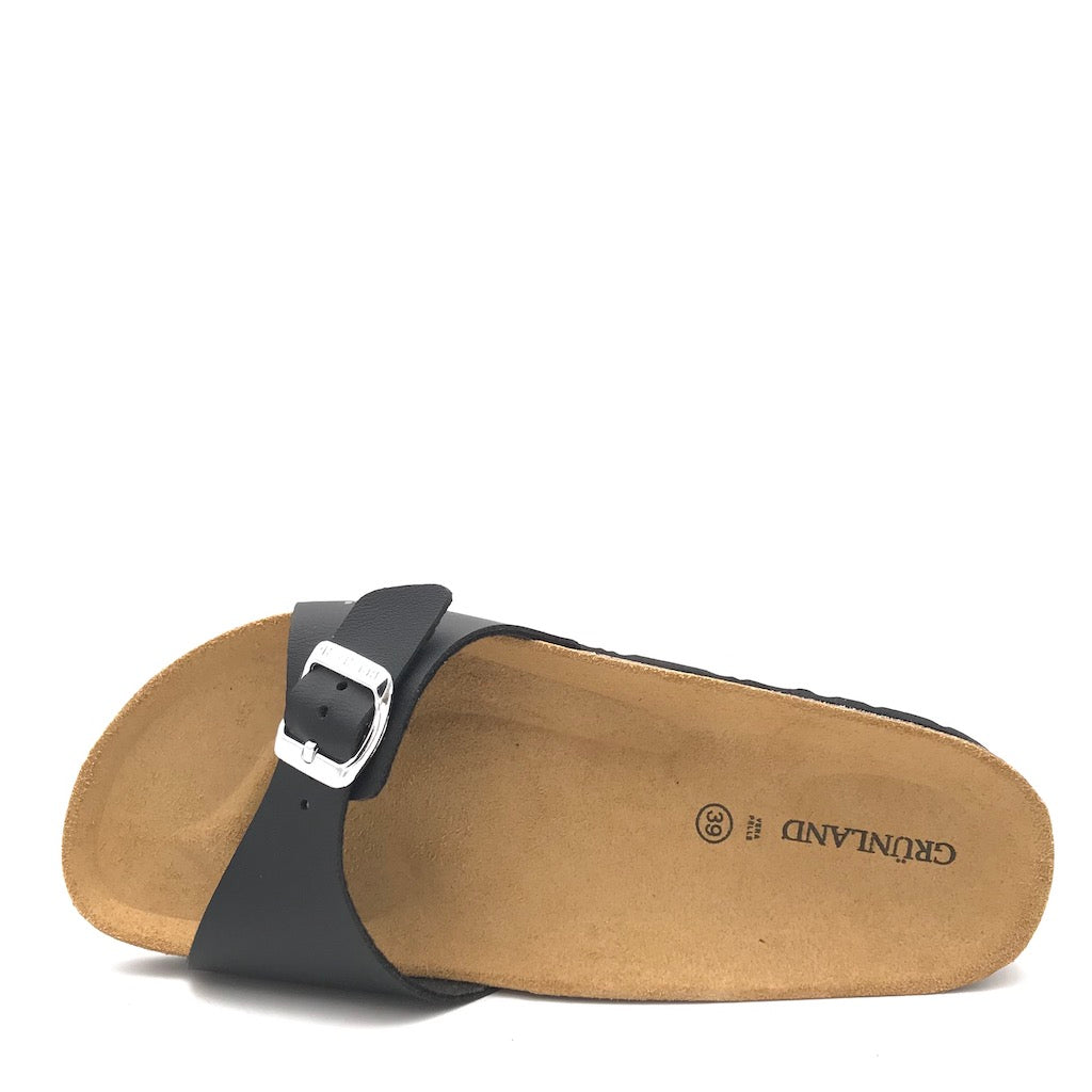 Zulian Calzature Ciabatta Sara fascia nera Pezzi Unici