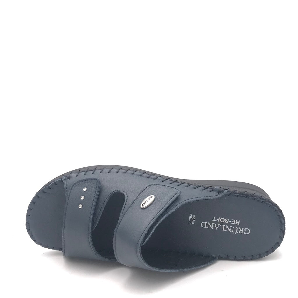 Zulian Calzature Ciabatta Baly blu Affare Del Giorno