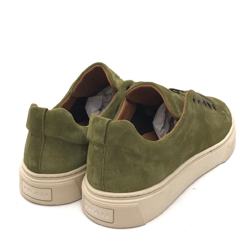 Zulian Calzature Sneakers in crosta foglia Prezzo Ridotto
