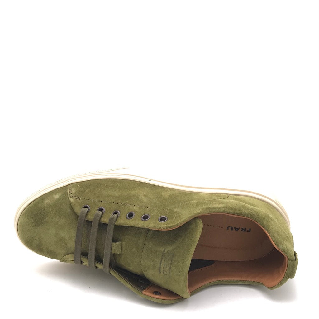Zulian Calzature Sneakers in crosta foglia Prezzo Ridotto