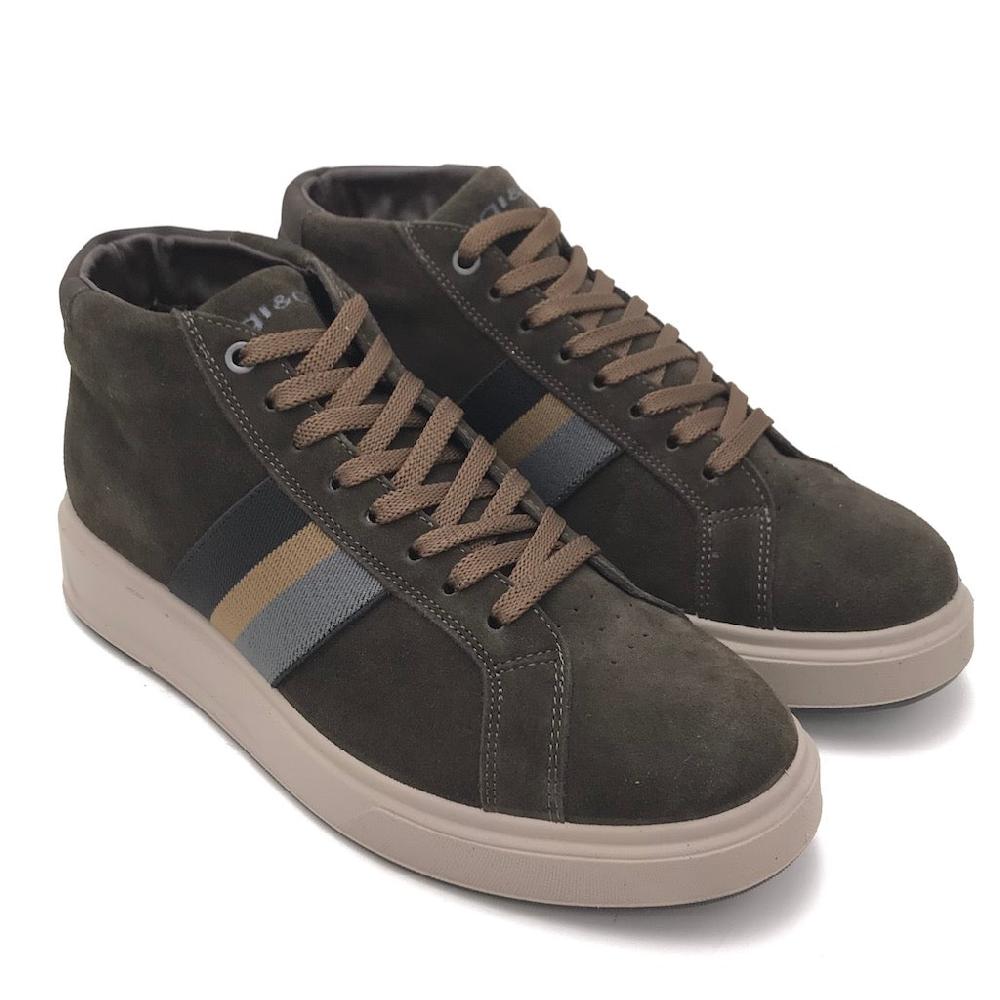 Zulian Calzature Sneakers Sten caffè Sottocosto