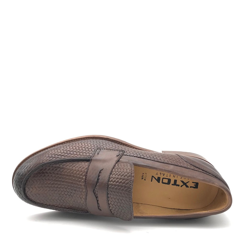 Zulian Calzature Mocassino intrecciato fango Saldi Di Fabbrica