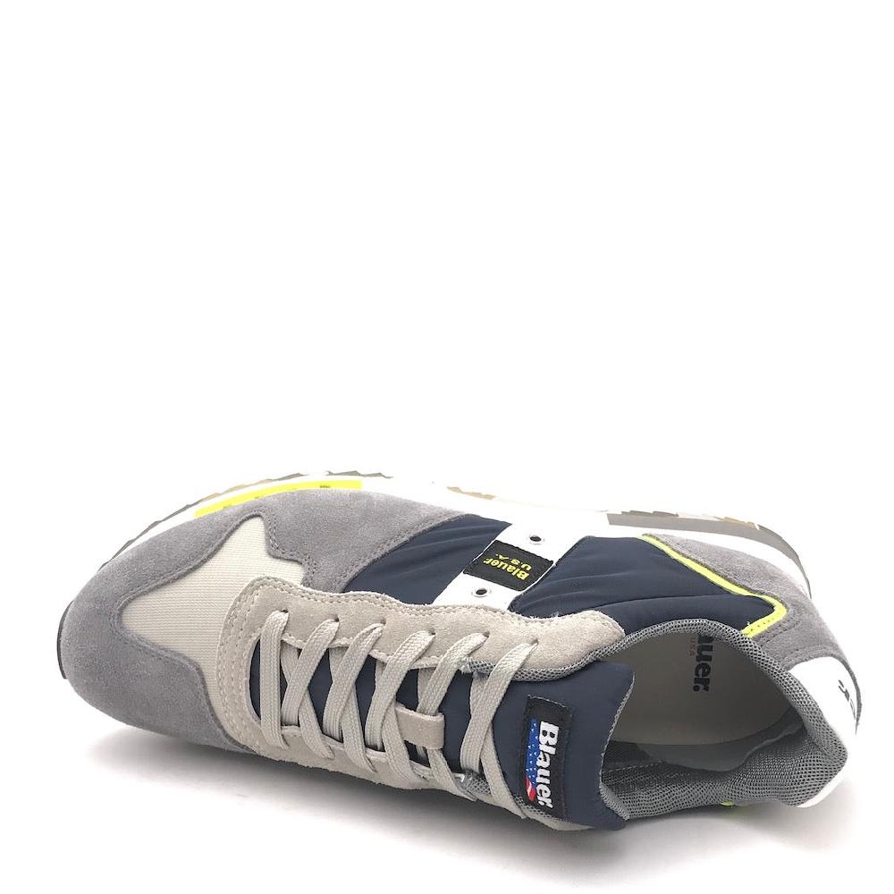 Zulian Calzature Sneakers Queens01 Dir navy-grey Vendite Flash