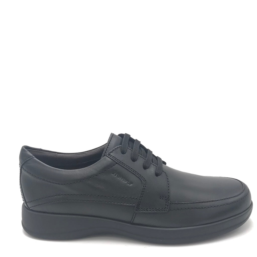 Zulian Calzature Scarpa Season allacciata in nappa nera