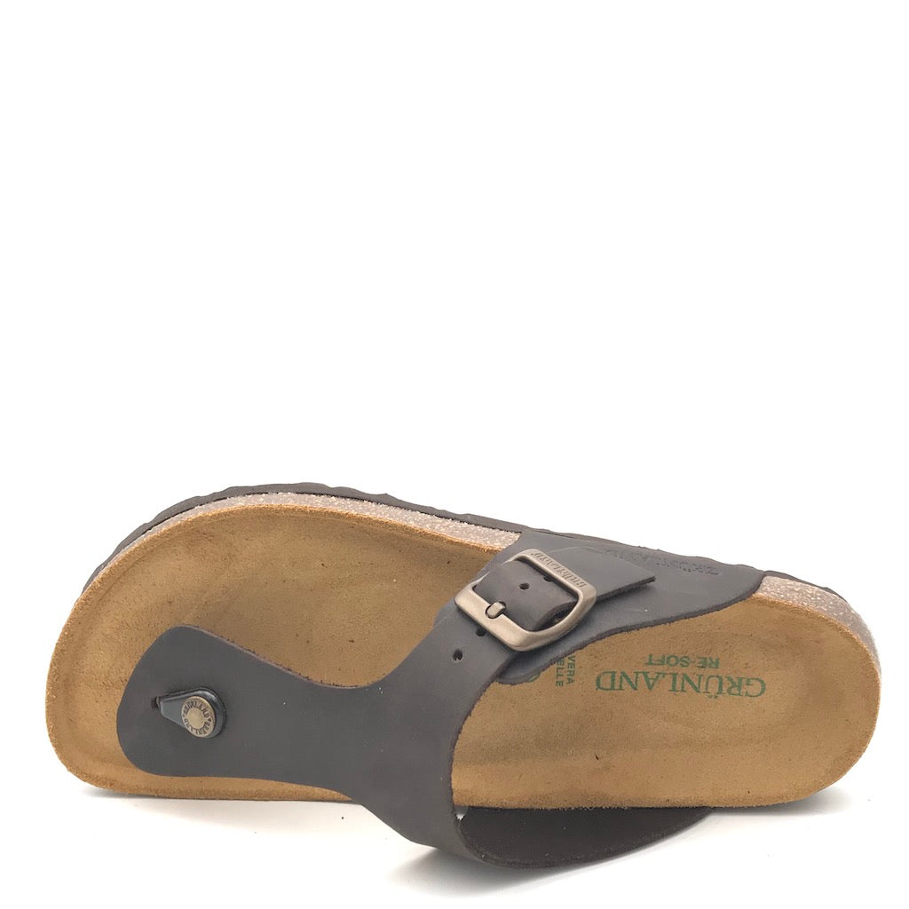 Zulian Calzature Ciabatta Bobo infradito mogano 2025