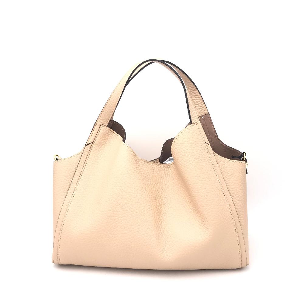 Zulian Calzature Borsa a spalla Serena media sand Spedizione Gratuita