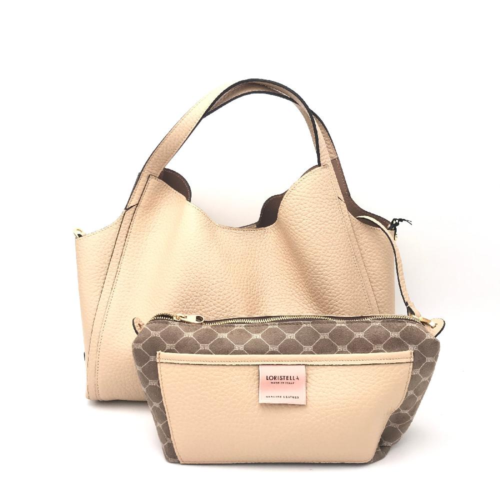 Zulian Calzature Borsa a spalla Serena media sand Spedizione Gratuita