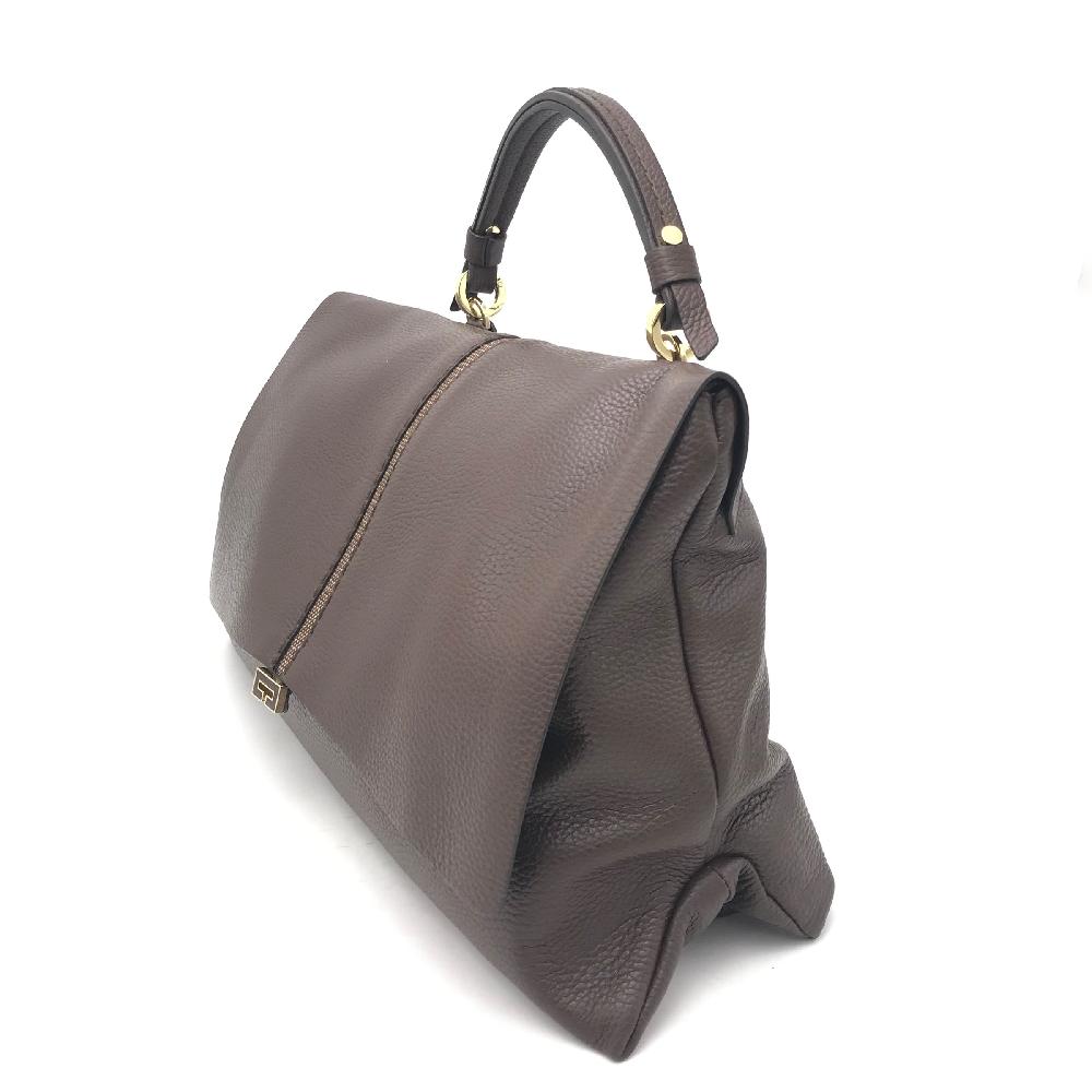 Zulian Calzature Borsa Kendall large cioccolato Sottocosto