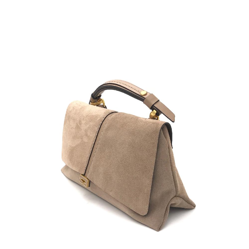 Zulian Calzature Borsa Kendall small camoscio visone Novità
