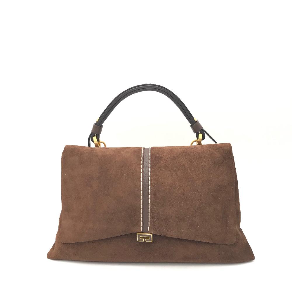 Zulian Calzature Borsa Kendall camoscio marrone