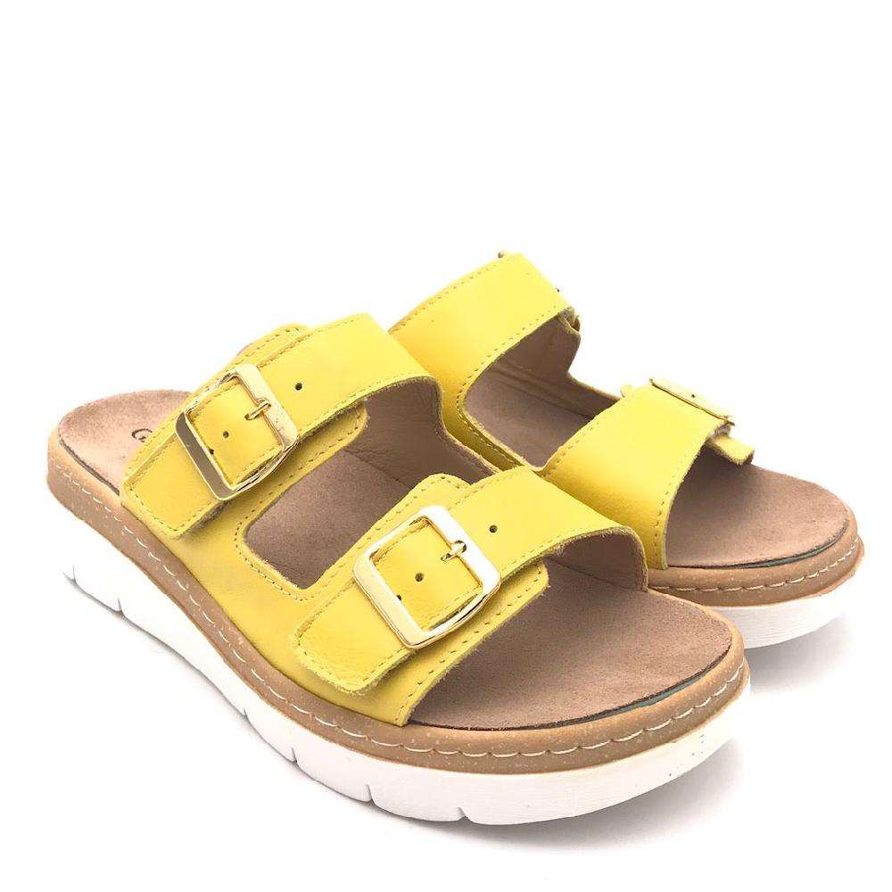 Zulian Calzature Ciabatta Moll giallo ocra Moda