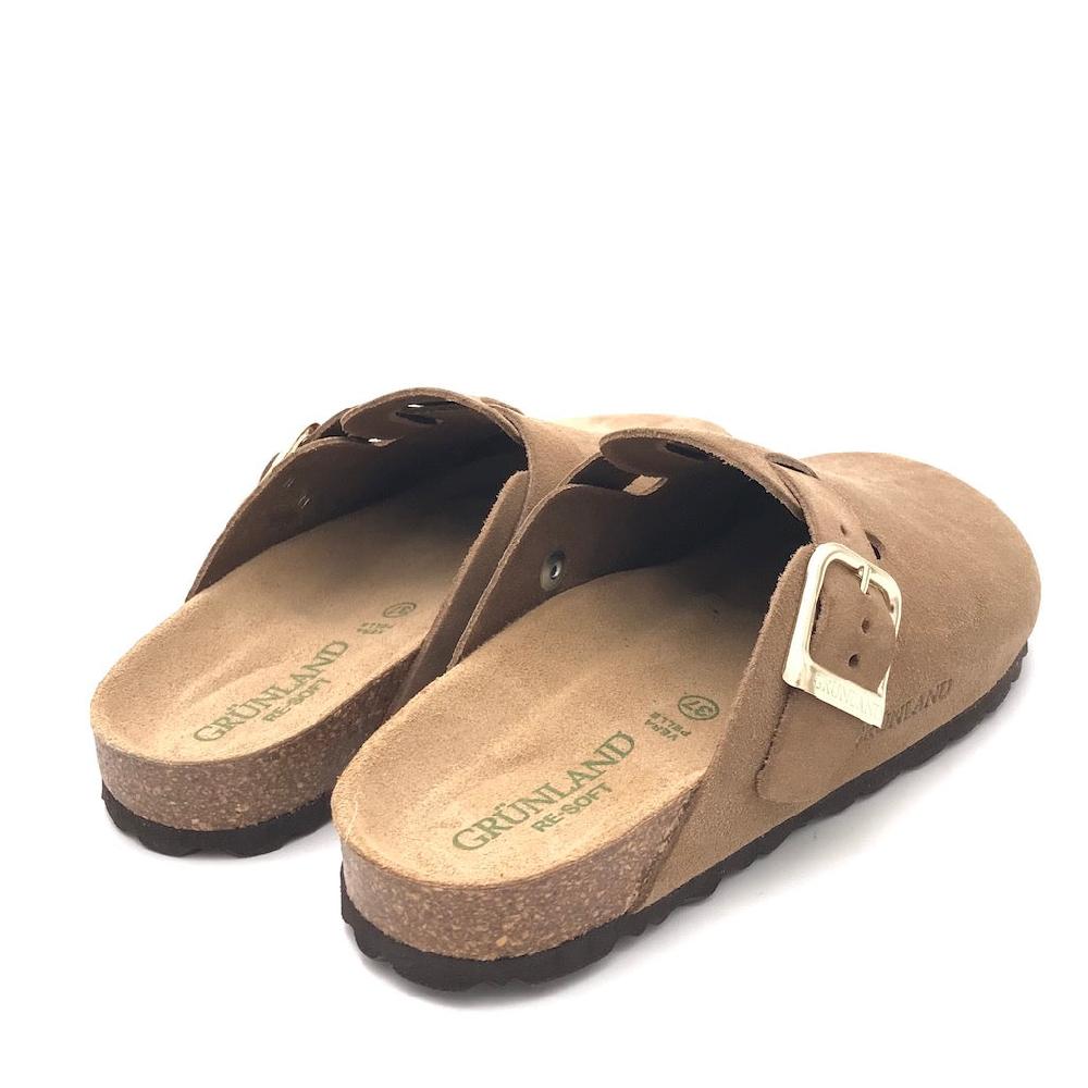 Zulian Calzature Ciabatta chiusa Sara tortora Italy