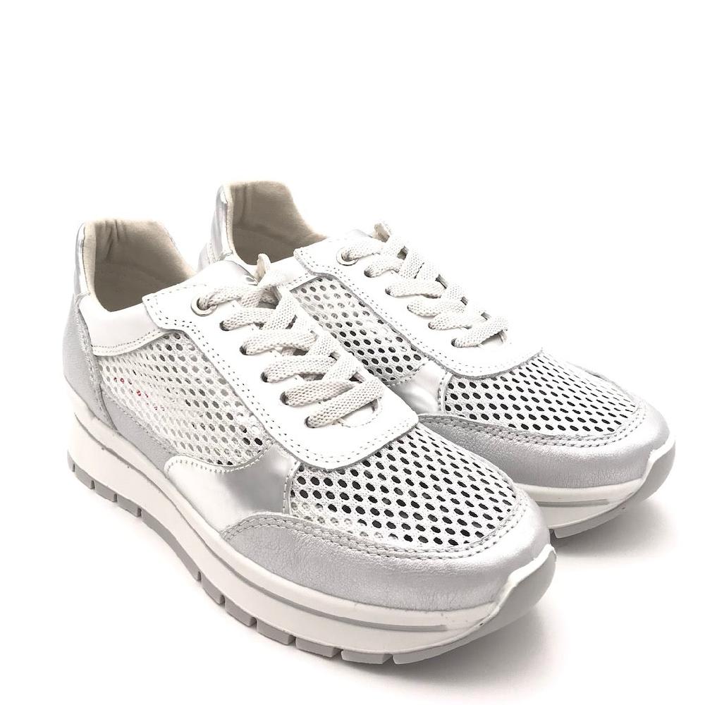 Zulian Calzature Sneakers Anisia argento Nuovo