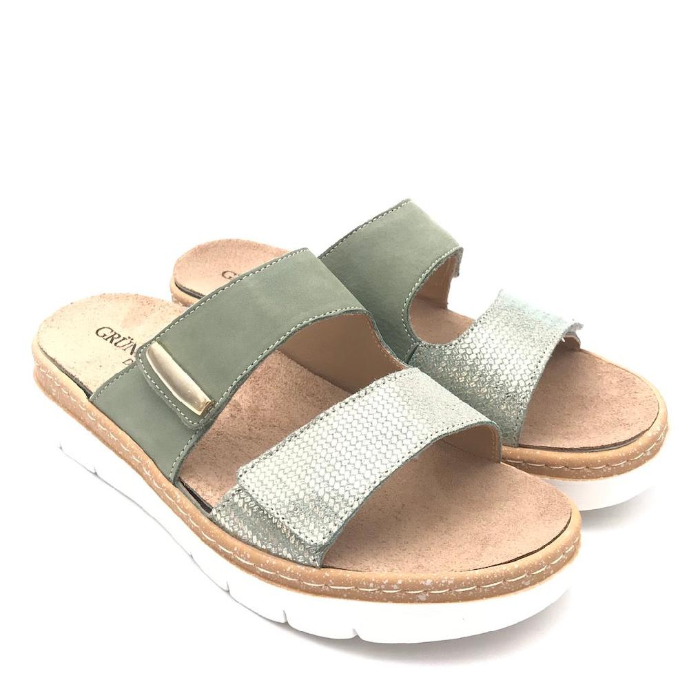 Zulian Calzature Ciabatta Moll salvia Soddisfazione Garantita
