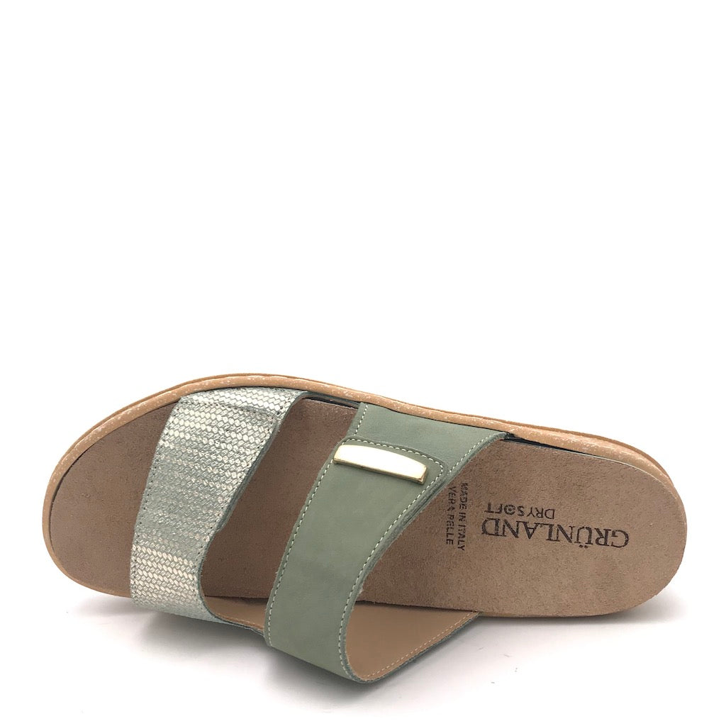 Zulian Calzature Ciabatta Moll salvia Soddisfazione Garantita
