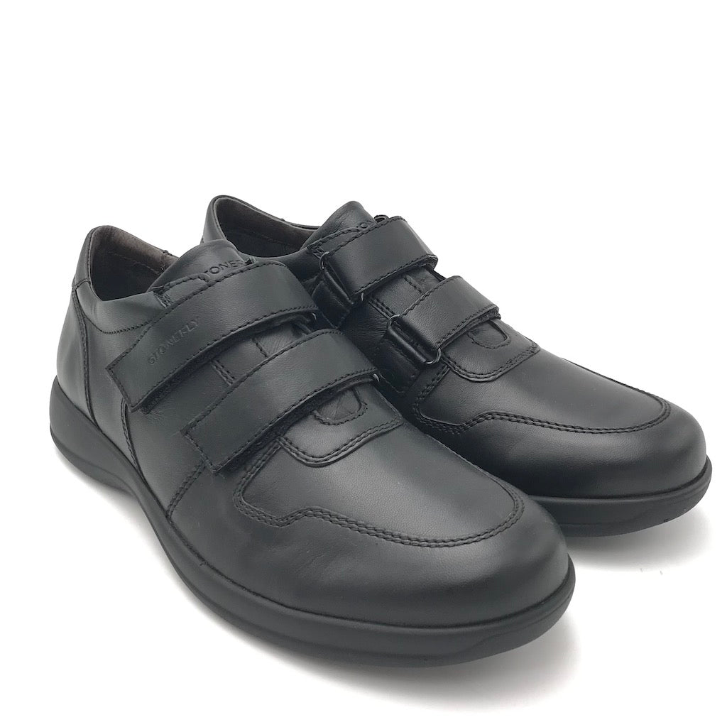 Zulian Calzature Scarpa strappo Season in nappa nera Convenienza
