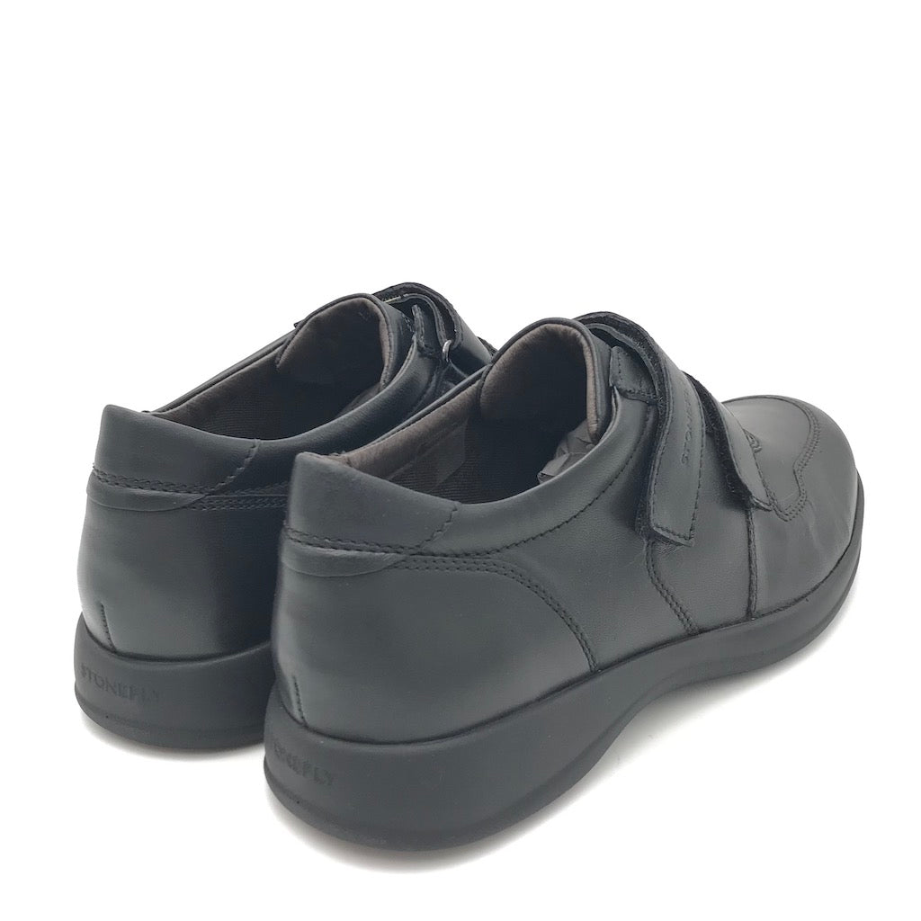 Zulian Calzature Scarpa strappo Season in nappa nera Convenienza