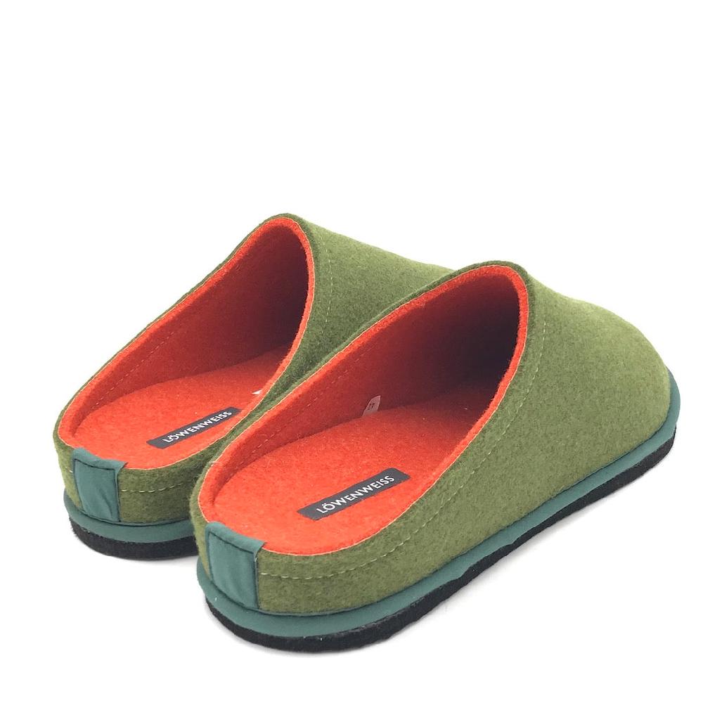 Zulian Calzature Ciabatta Easy bicolor muschio-arancione Novità