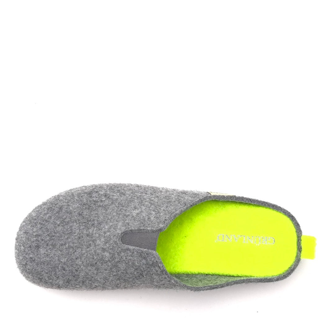 Zulian Calzature Ciabatta Ormi antracite-giallo Presa