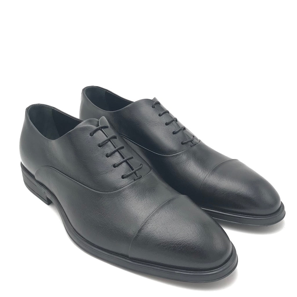 Zulian Calzature Stringata francesina semilucida nera Saldi