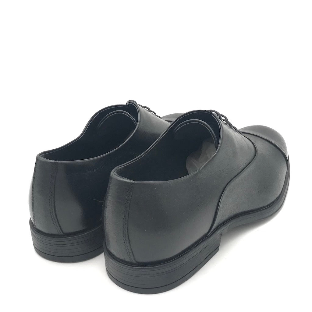 Zulian Calzature Stringata francesina semilucida nera Saldi