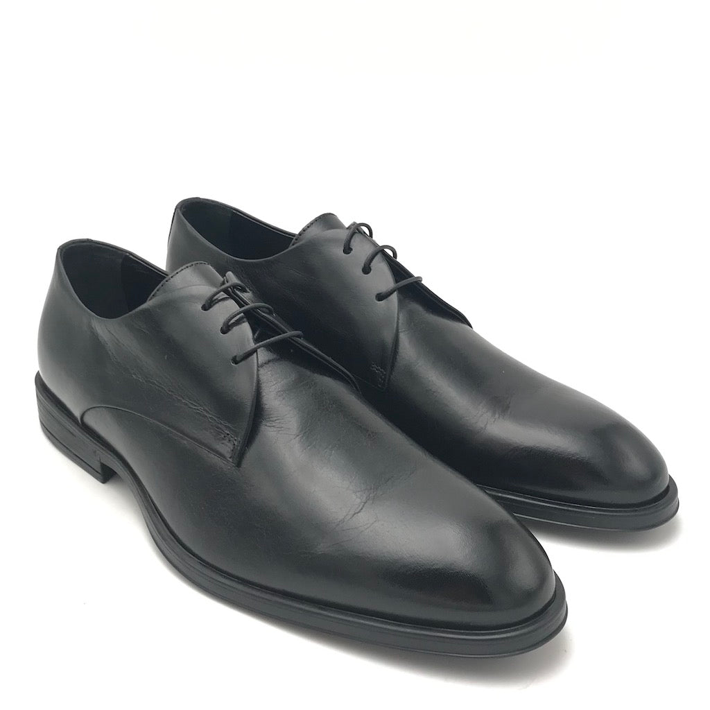 Zulian Calzature Stringata derby semilucido nero Offerte
