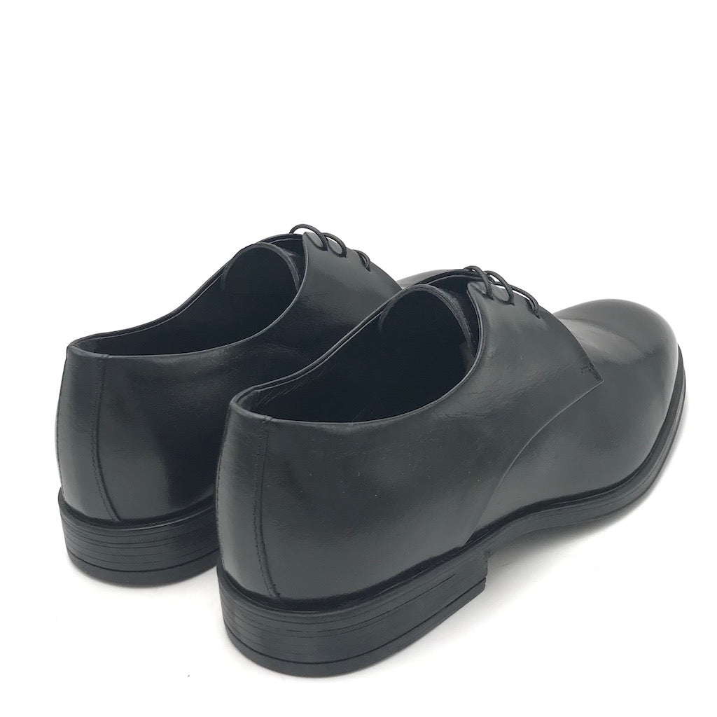 Zulian Calzature Stringata derby semilucido nero Offerte