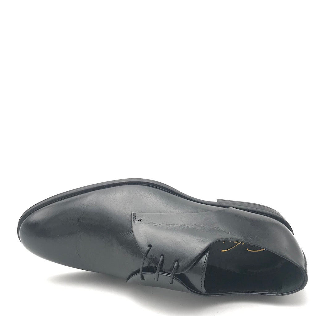 Zulian Calzature Stringata derby semilucido nero Offerte