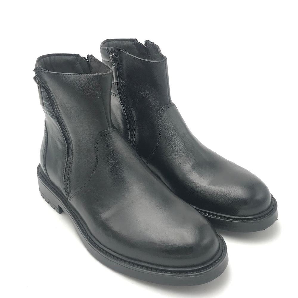 Zulian Calzature Stivaletto in pelle nera Hotsell