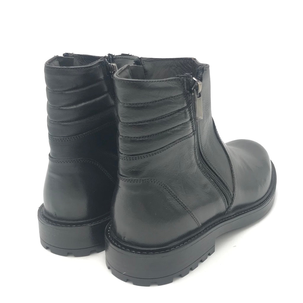 Zulian Calzature Stivaletto in pelle nera Hotsell
