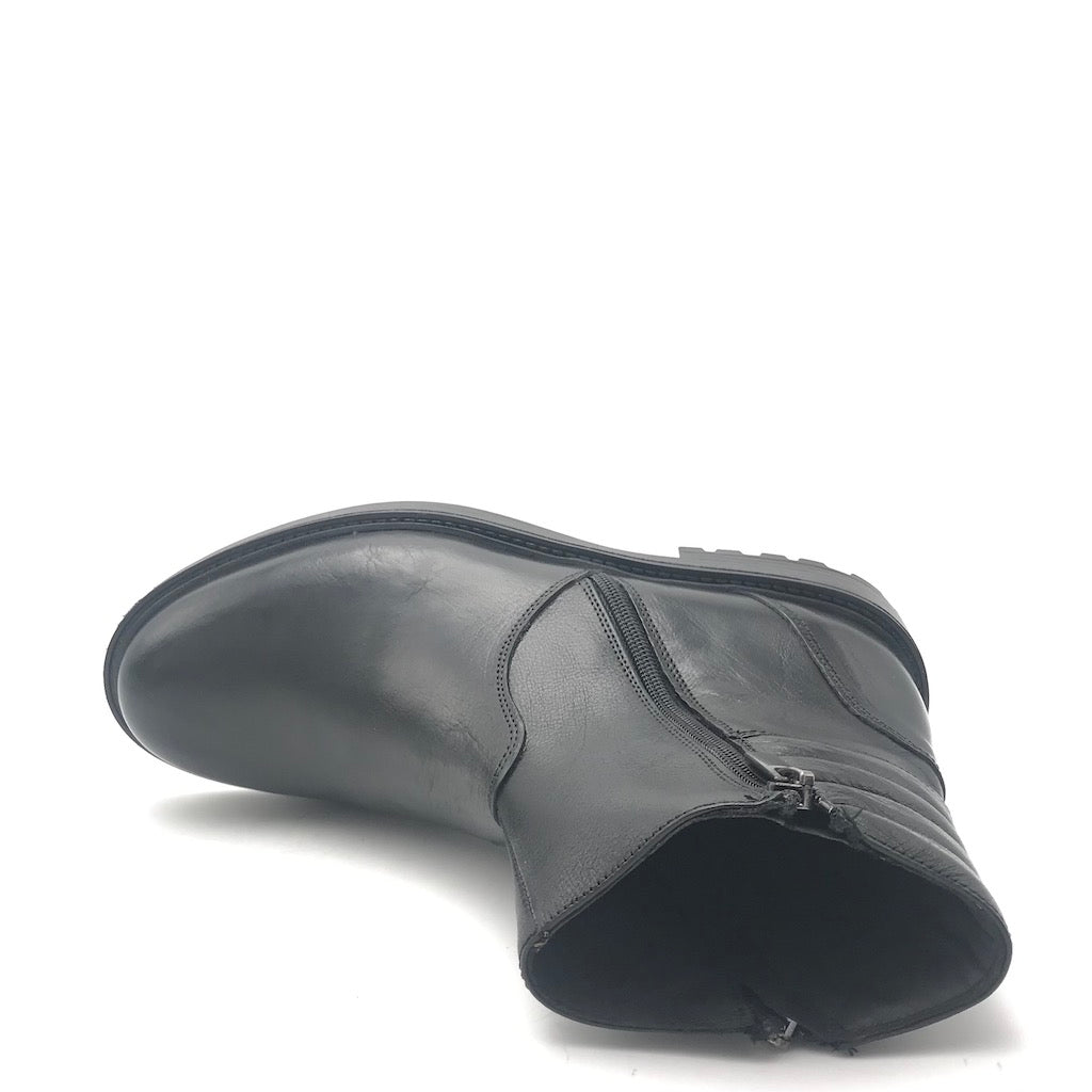 Zulian Calzature Stivaletto in pelle nera Hotsell