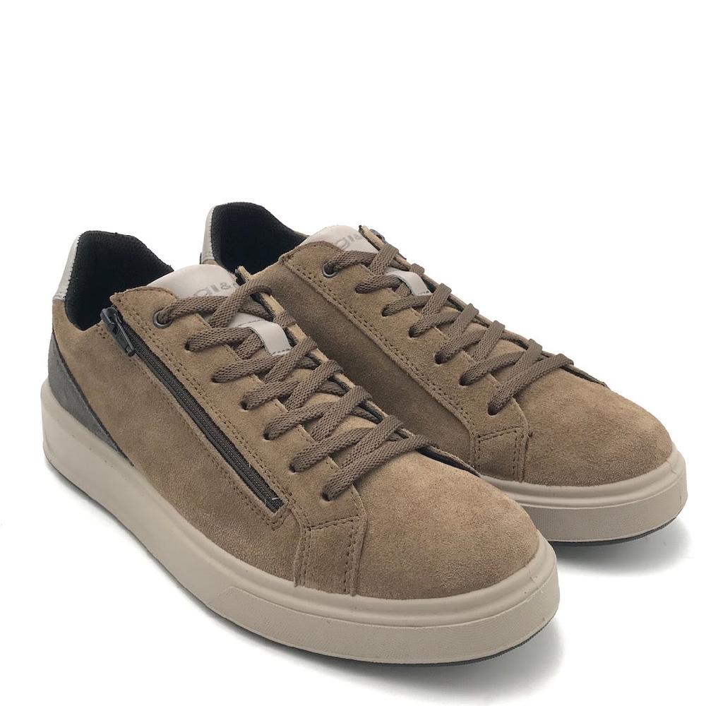 Zulian Calzature Sneakers Sten sesamo-antracite I Più Venduti