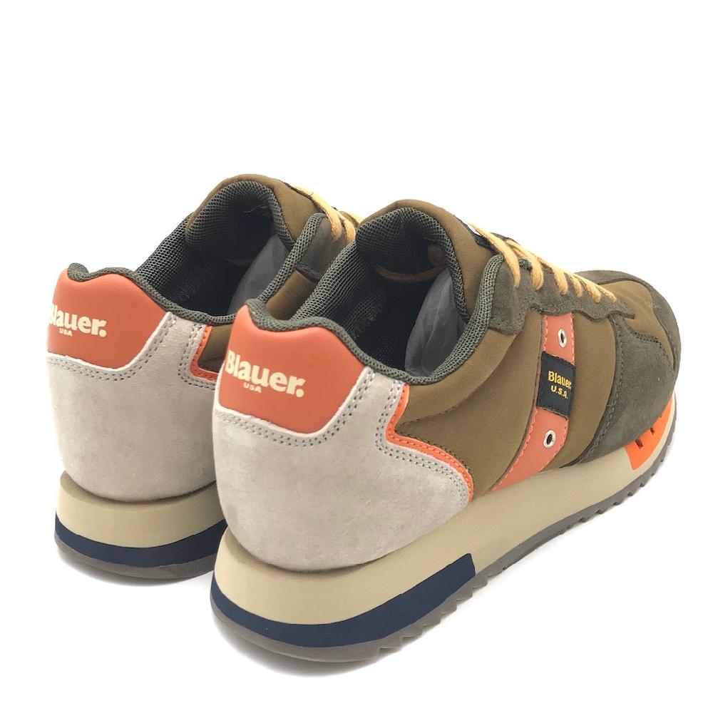 Zulian Calzature Sneakers Queens01 green-ochre In Saldo