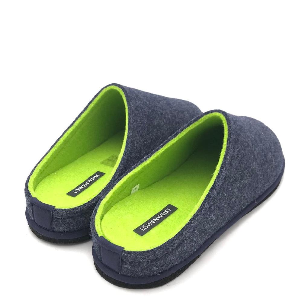 Zulian Calzature Ciabatta Easy bicolor blu-verde fluo Nuova