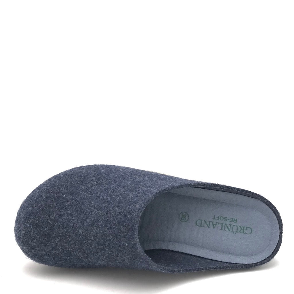 Zulian Calzature Ciabatta Pamo blu-indaco Italia