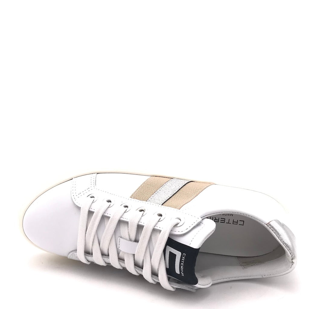 Zulian Calzature Sneakers in pelle bianca Spedizione Gratuita