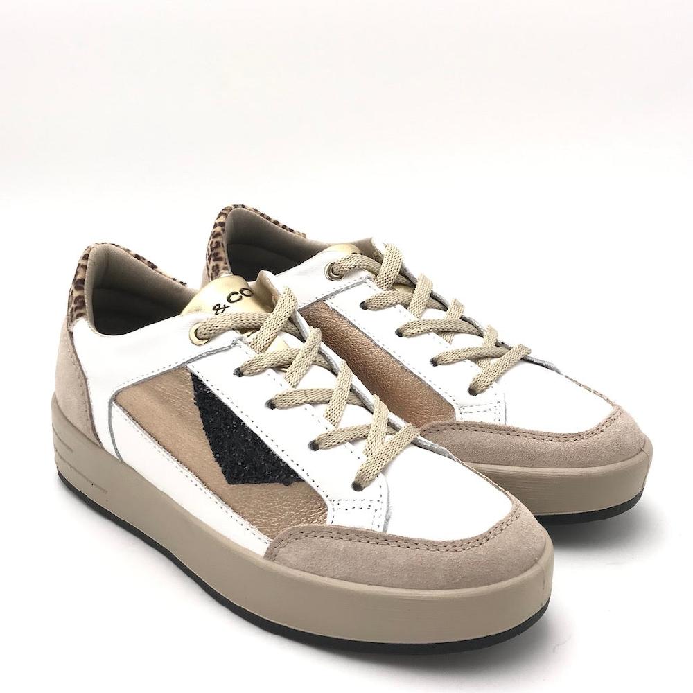 Zulian Calzature Sneakers Alina bianco-beige Affare Del Giorno