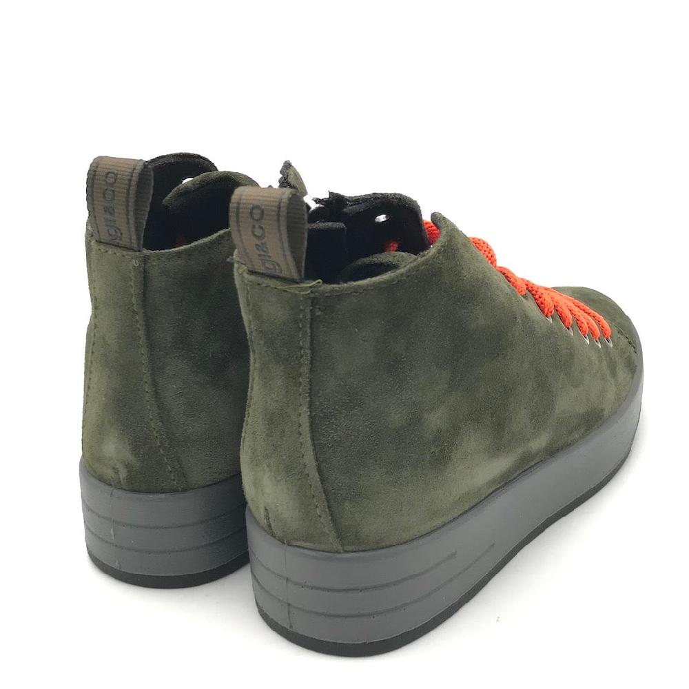 Zulian Calzature Sneakers Alina verde scuro Prezzo Ridotto