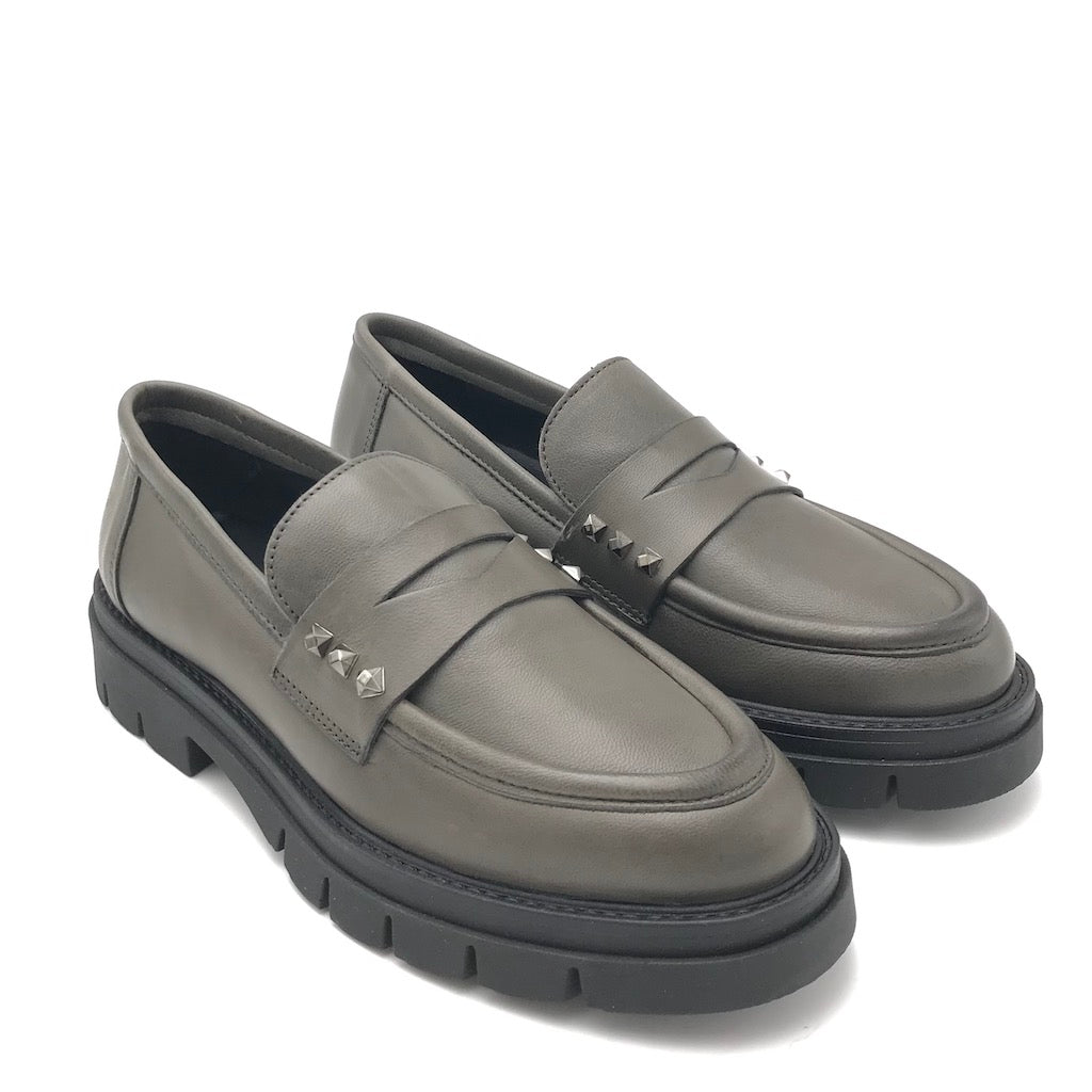Zulian Calzature Mocassino Taylor color fumo Presa
