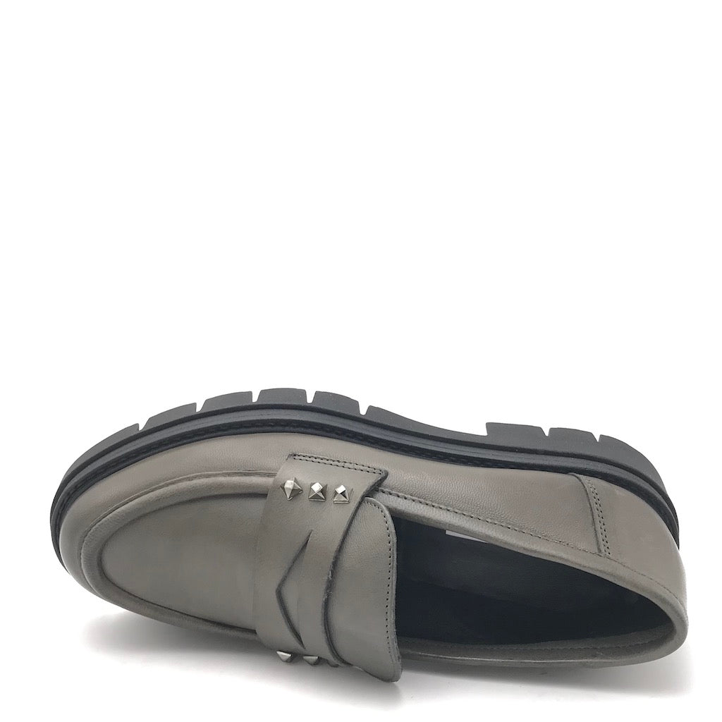 Zulian Calzature Mocassino Taylor color fumo Presa