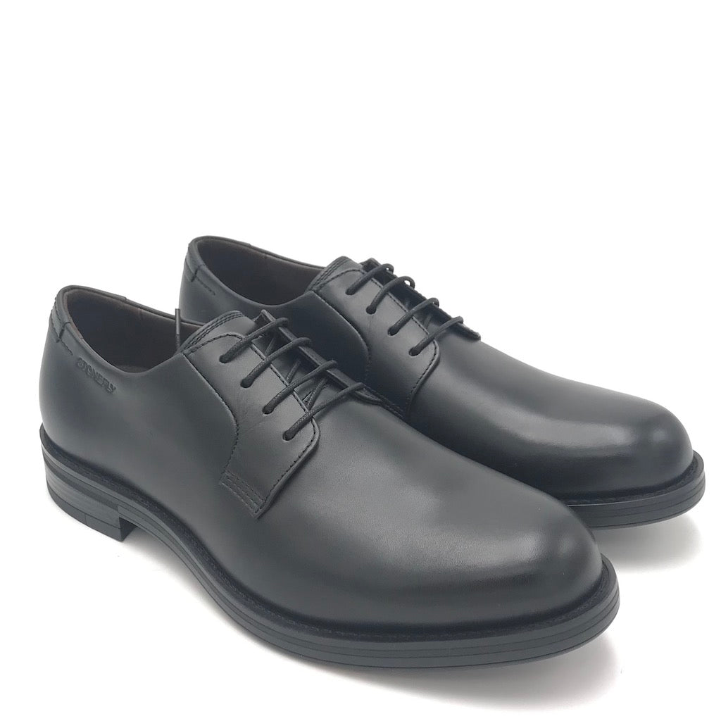 Zulian Calzature Scarpa Carnaby allacciata in nappa nera Sconto